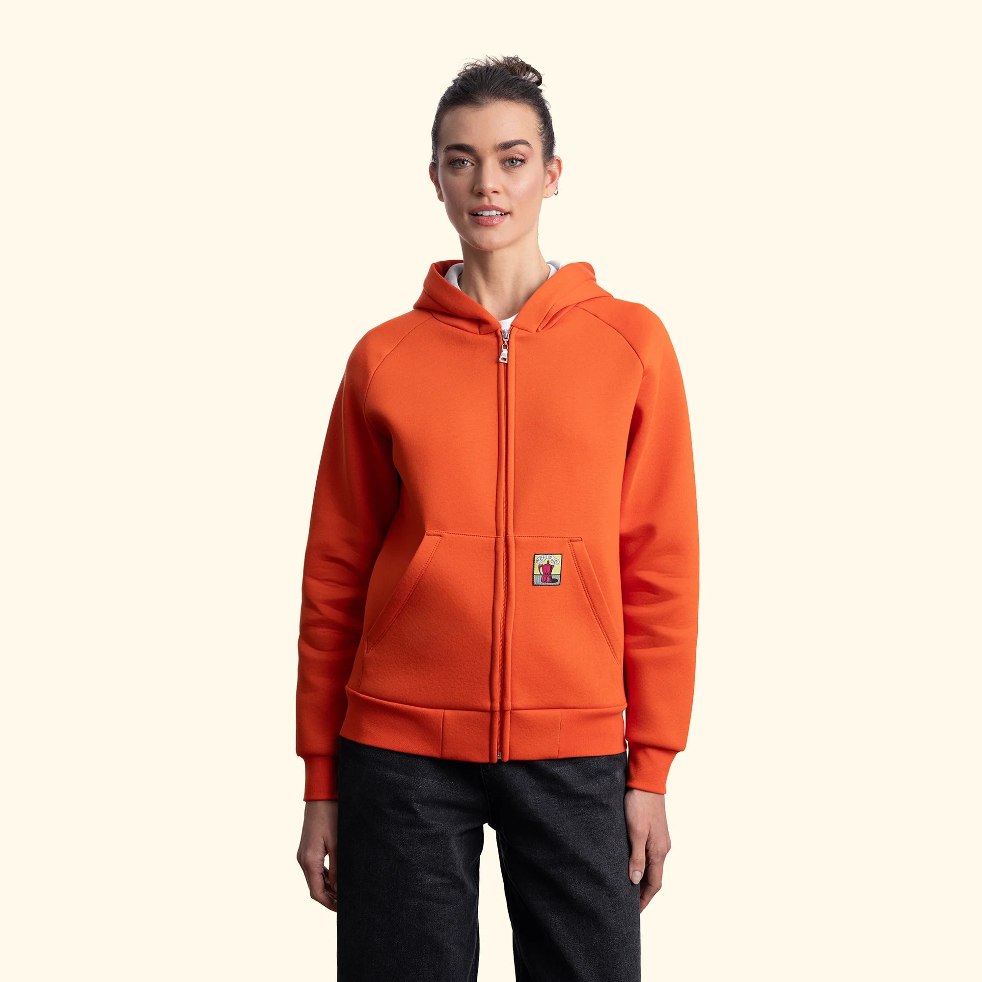 Flok Kapüşonlu Sweatshirt