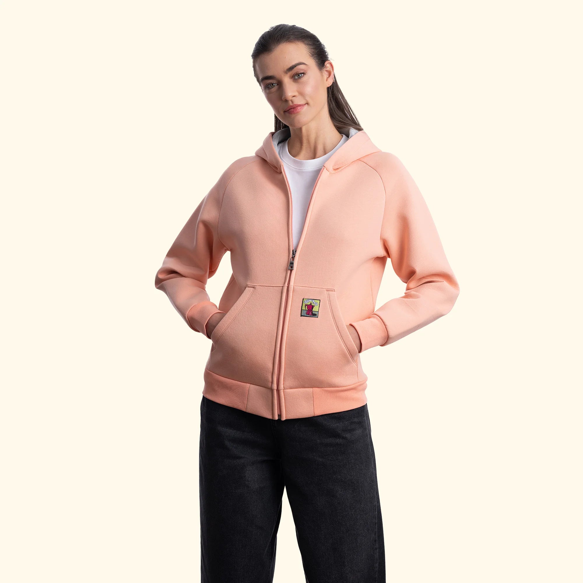 Flok Kapüşonlu Sweatshirt