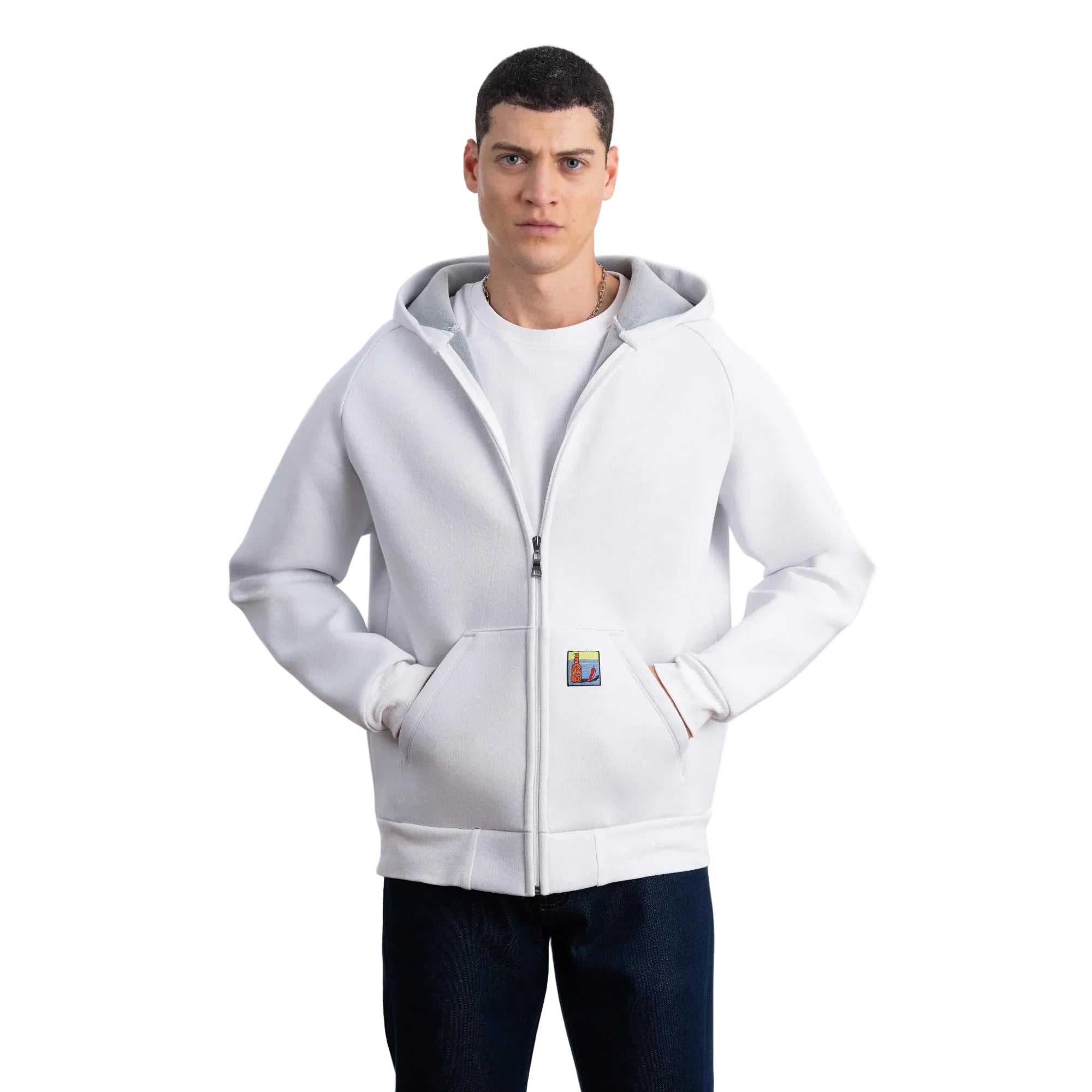 Flok Kapüşonlu Sweatshirt