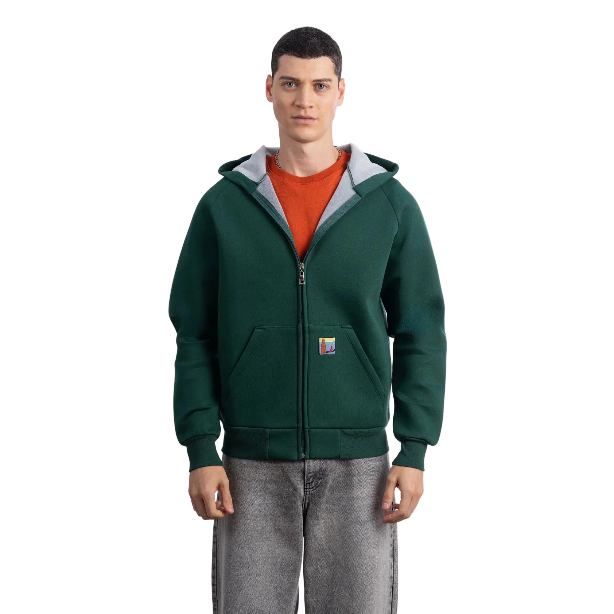 Flok Kapüşonlu Sweatshirt