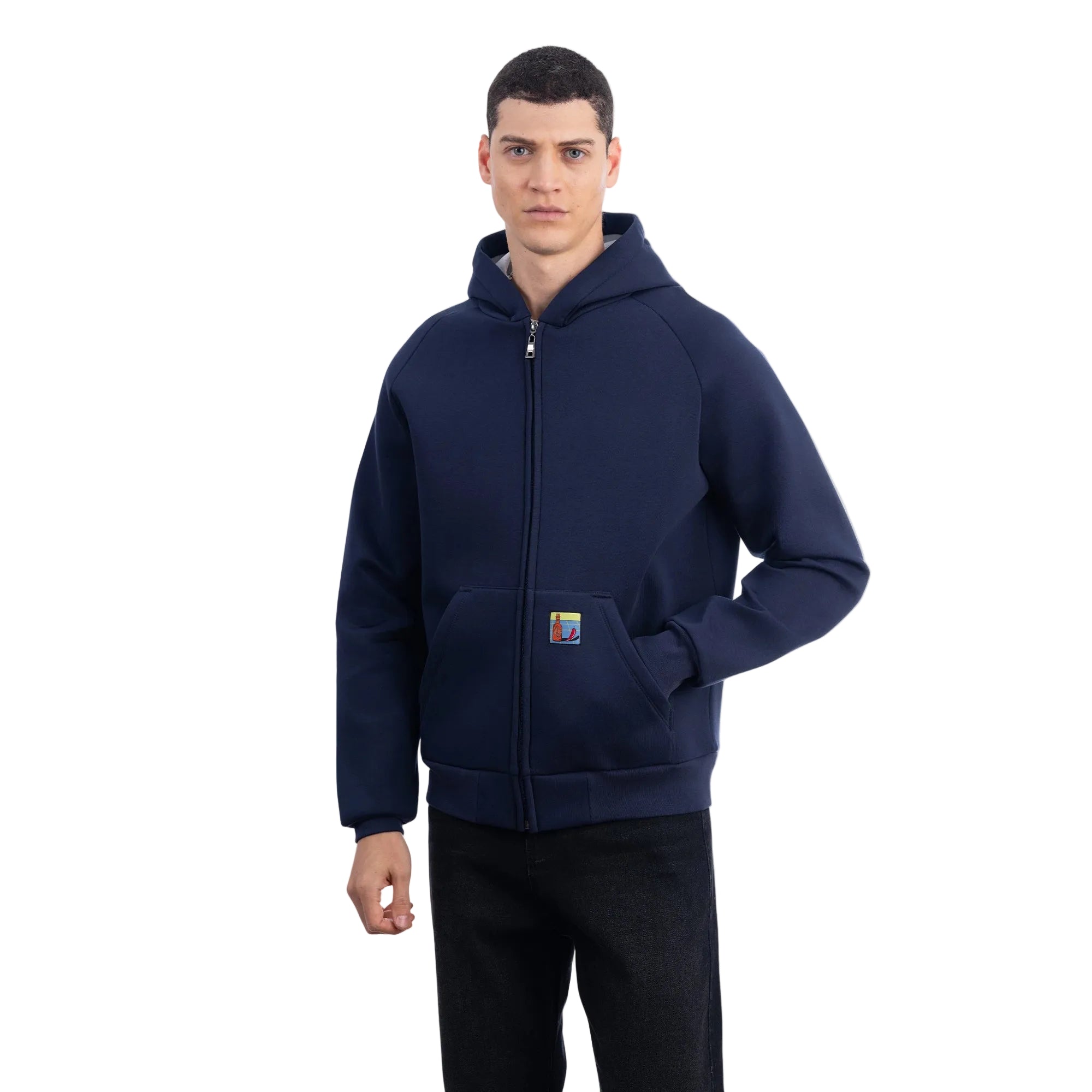Flok Kapüşonlu Sweatshirt