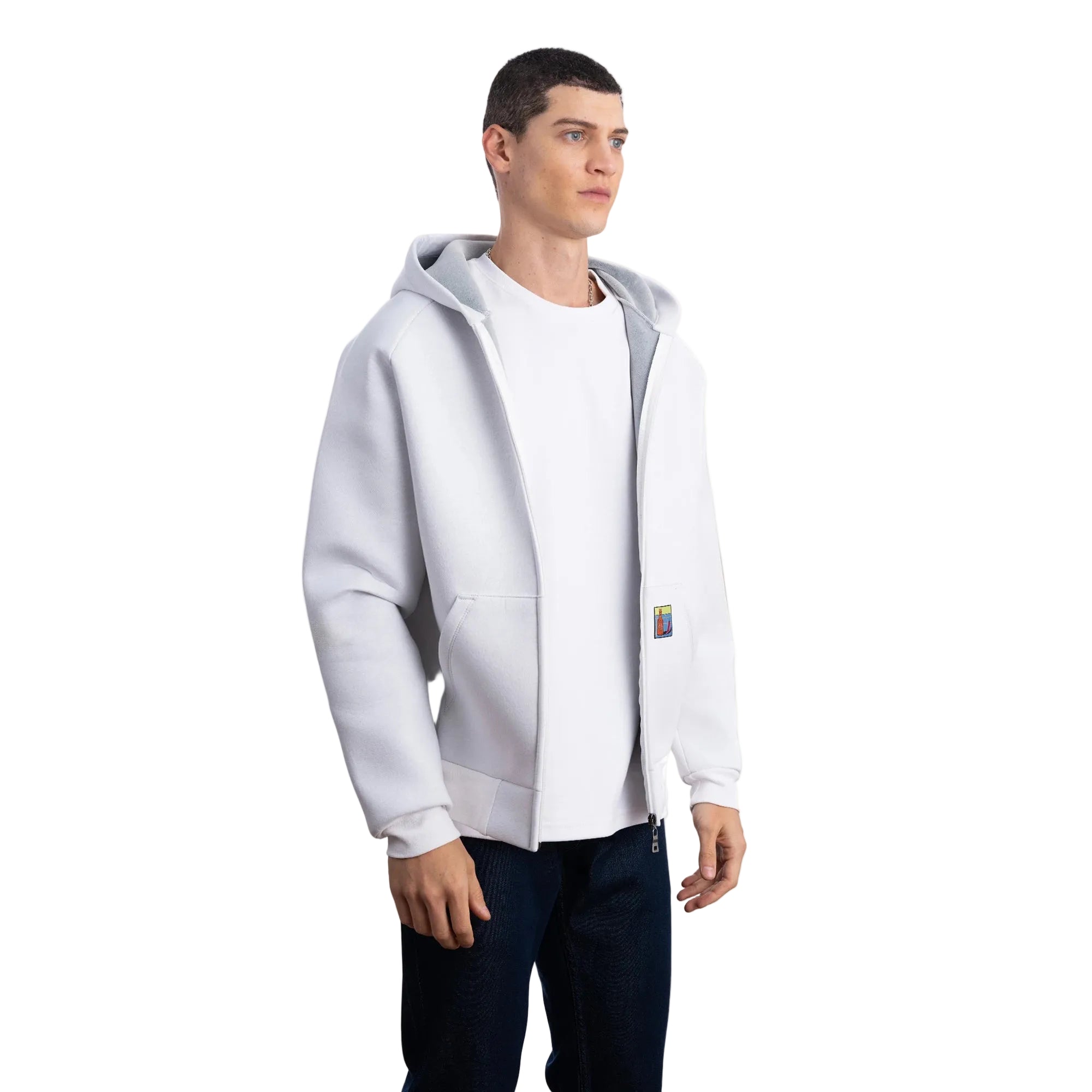 Flok Kapüşonlu Sweatshirt