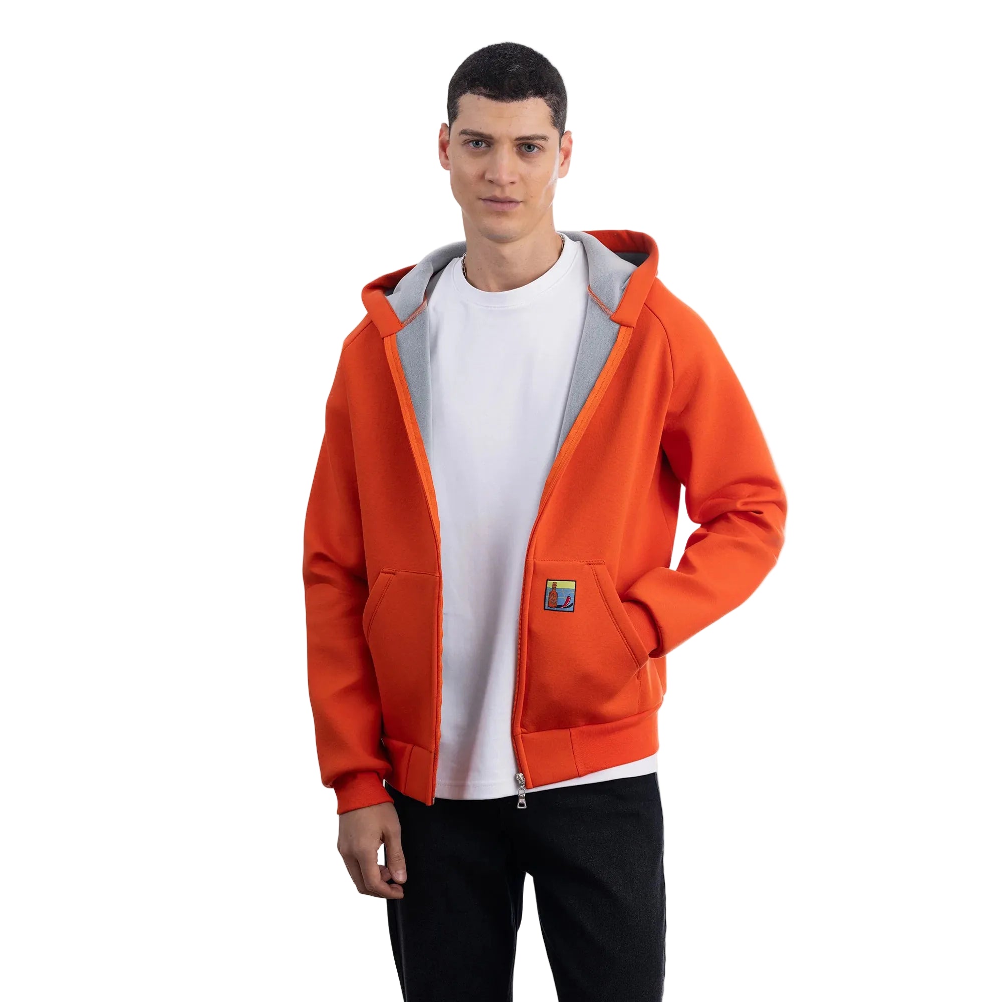 Flok Kapüşonlu Sweatshirt