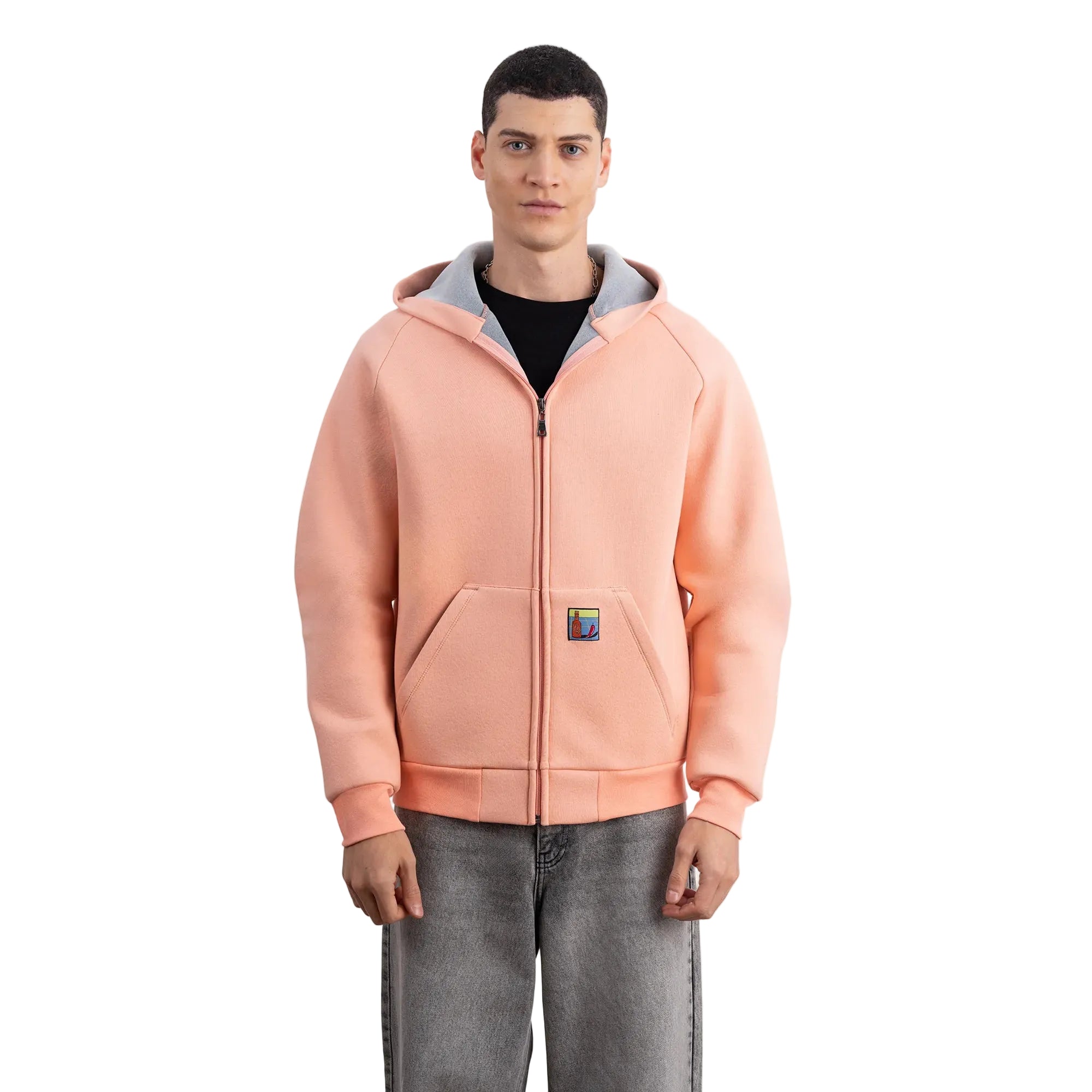 Flok Kapüşonlu Sweatshirt