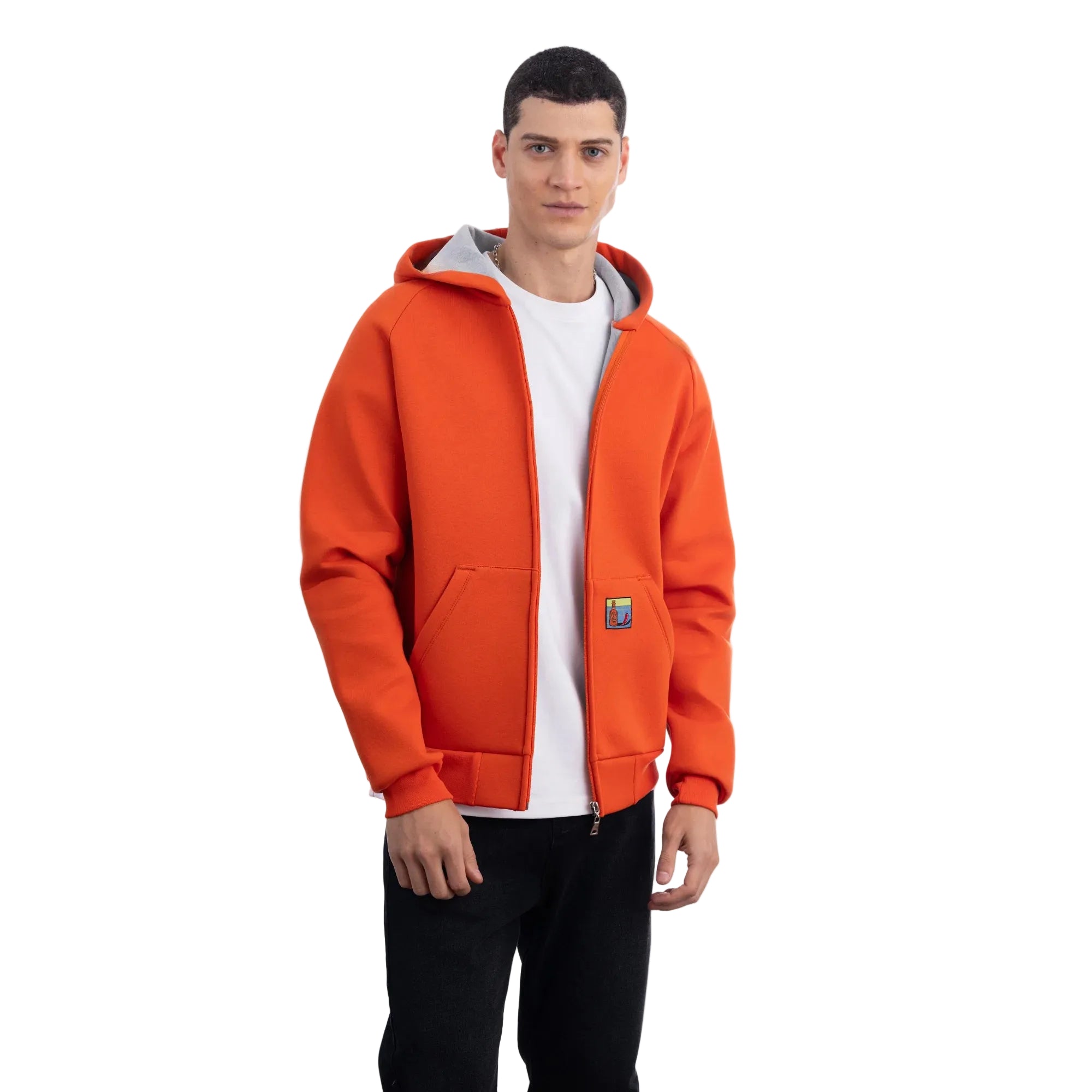 Flok Kapüşonlu Sweatshirt