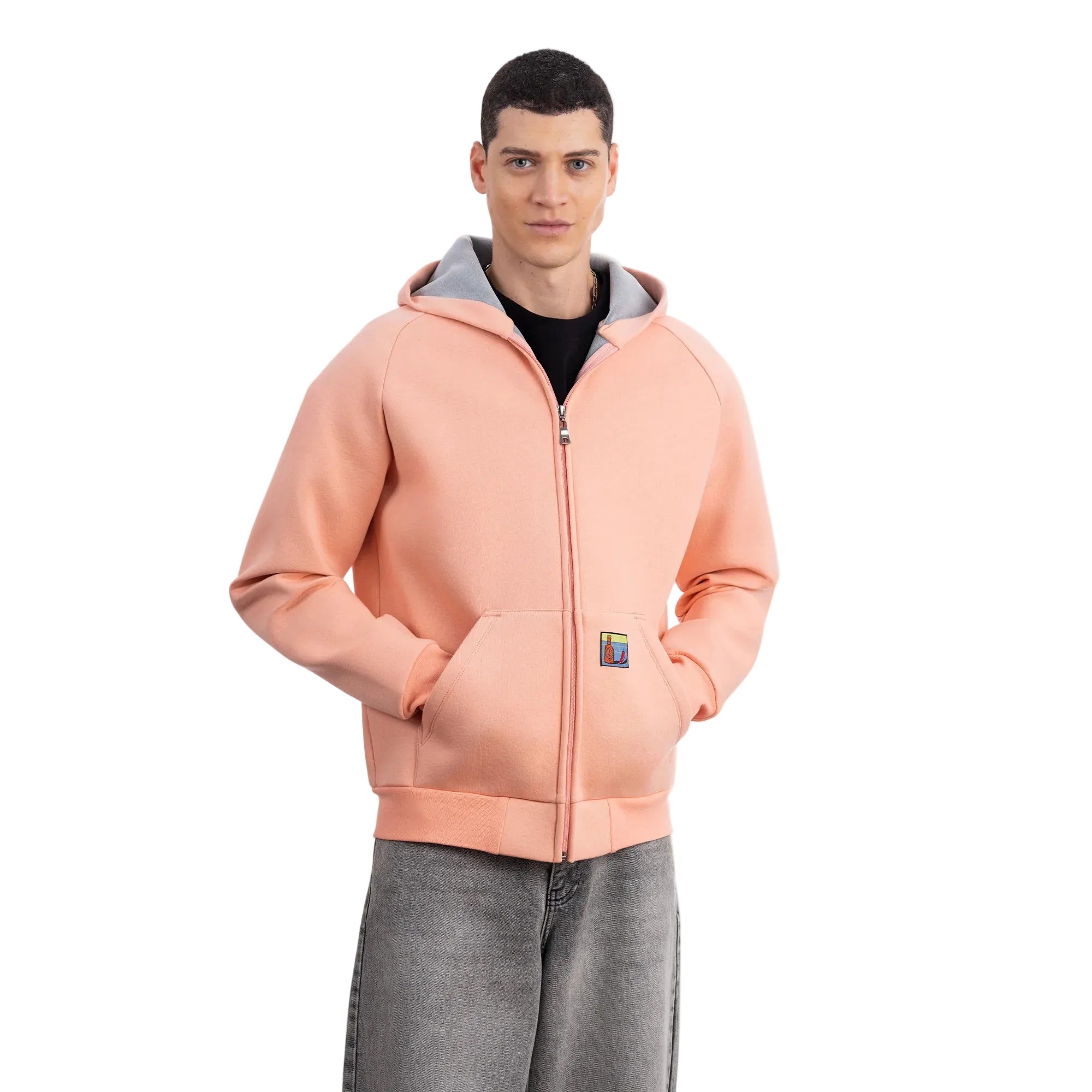 Flok Kapüşonlu Sweatshirt