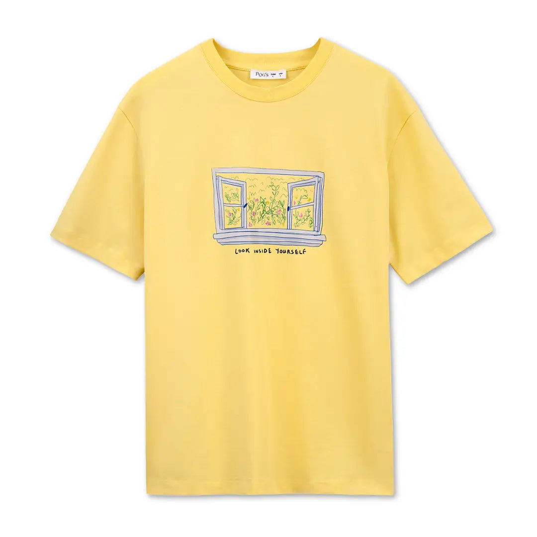 Frame Regular Sarı T-Shirt
