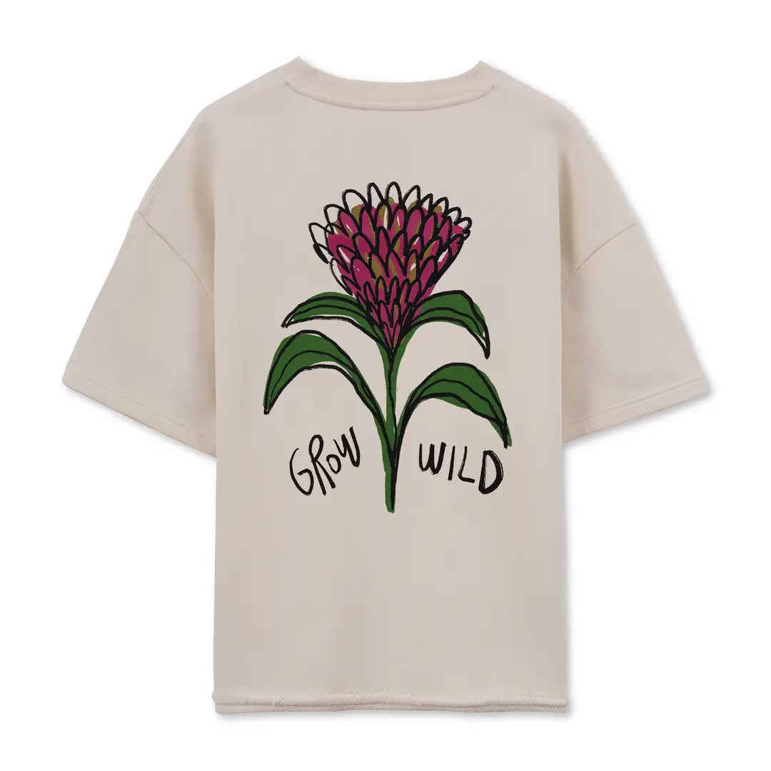 Strong Oversize Ekru T-Shirt
