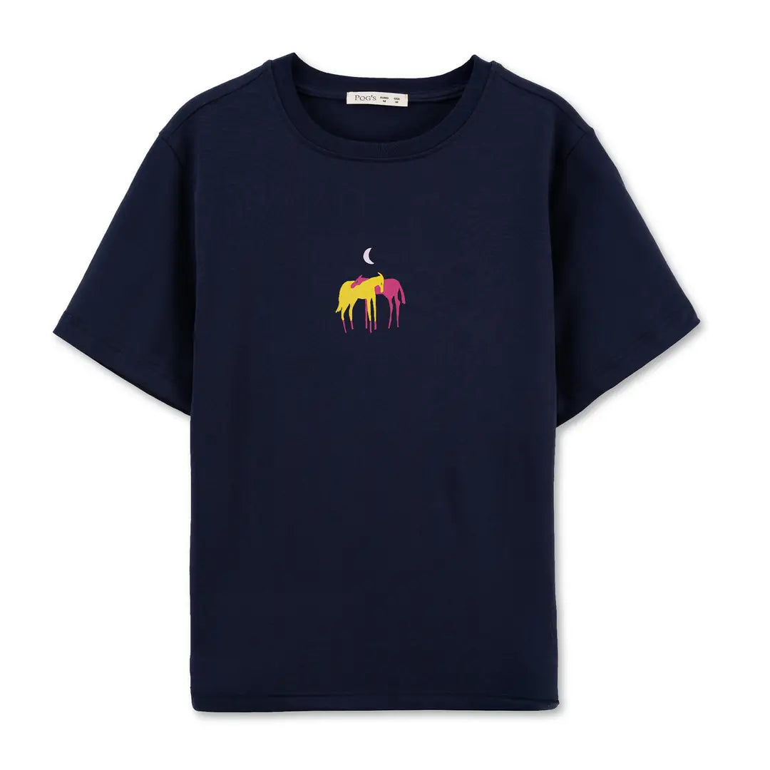Horse Regular Lacivert T-Shirt