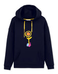 Rabbit Kapüşonlu Lacivert Sweatshirt