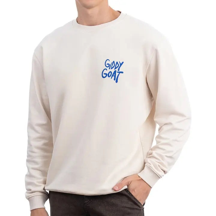 Goat Oversize Ekru Sweatshirt