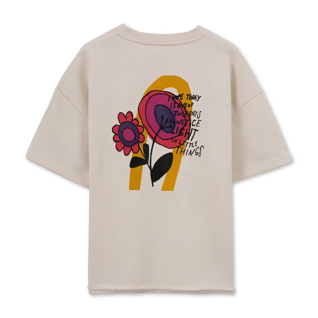 Light Oversize Ekru T-Shirt