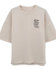 Light Oversize Ekru T-Shirt