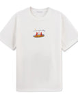 Lekeler Serisi Love Tray Regular Ekru T-Shirt