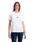 Lekeler Serisi Light House Regular Beyaz T-Shirt