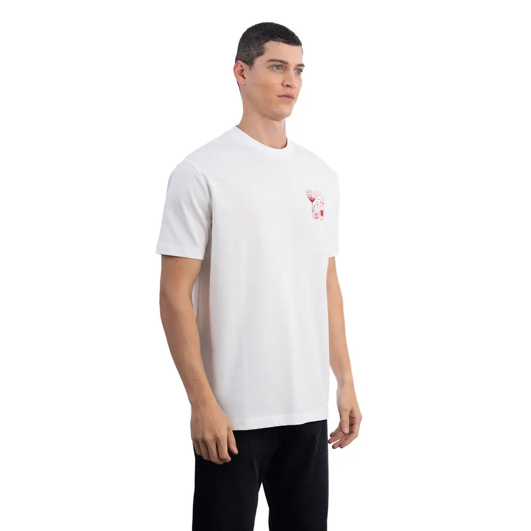 Crown Regular Ekru T-Shirt