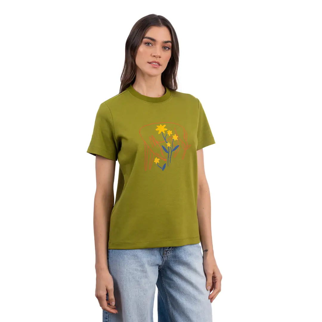 Fox Regular Koyu Yeşil T-Shirt