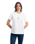 Lekeler Serisi Wind Regular Ekru T-Shirt