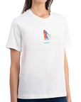 Lekeler Serisi Hugging Regular Ekru T-Shirt