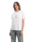 Lekeler Serisi Hand in Hand Regular Ekru T-Shirt
