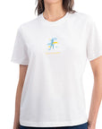 Lekeler Serisi Wind Regular Ekru T-Shirt