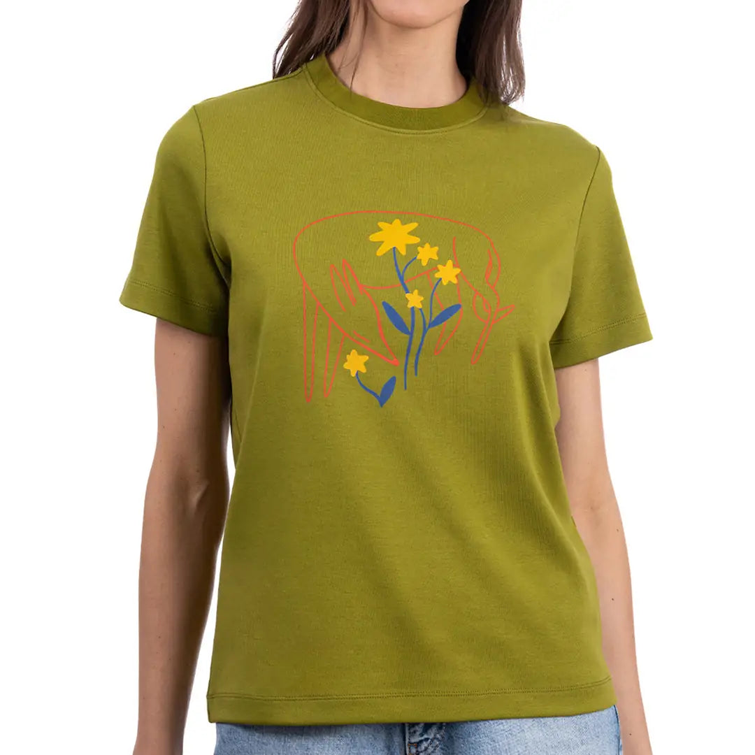 Fox Regular Koyu Yeşil T-Shirt
