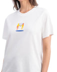 Lekeler Serisi Hand in Hand Regular Ekru T-Shirt