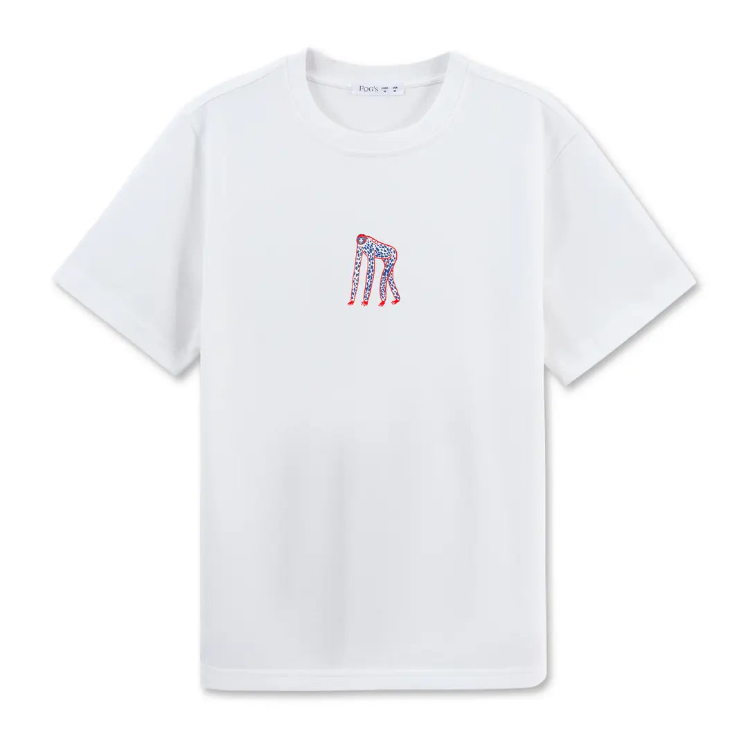 Monkey Regular Beyaz T-Shirt