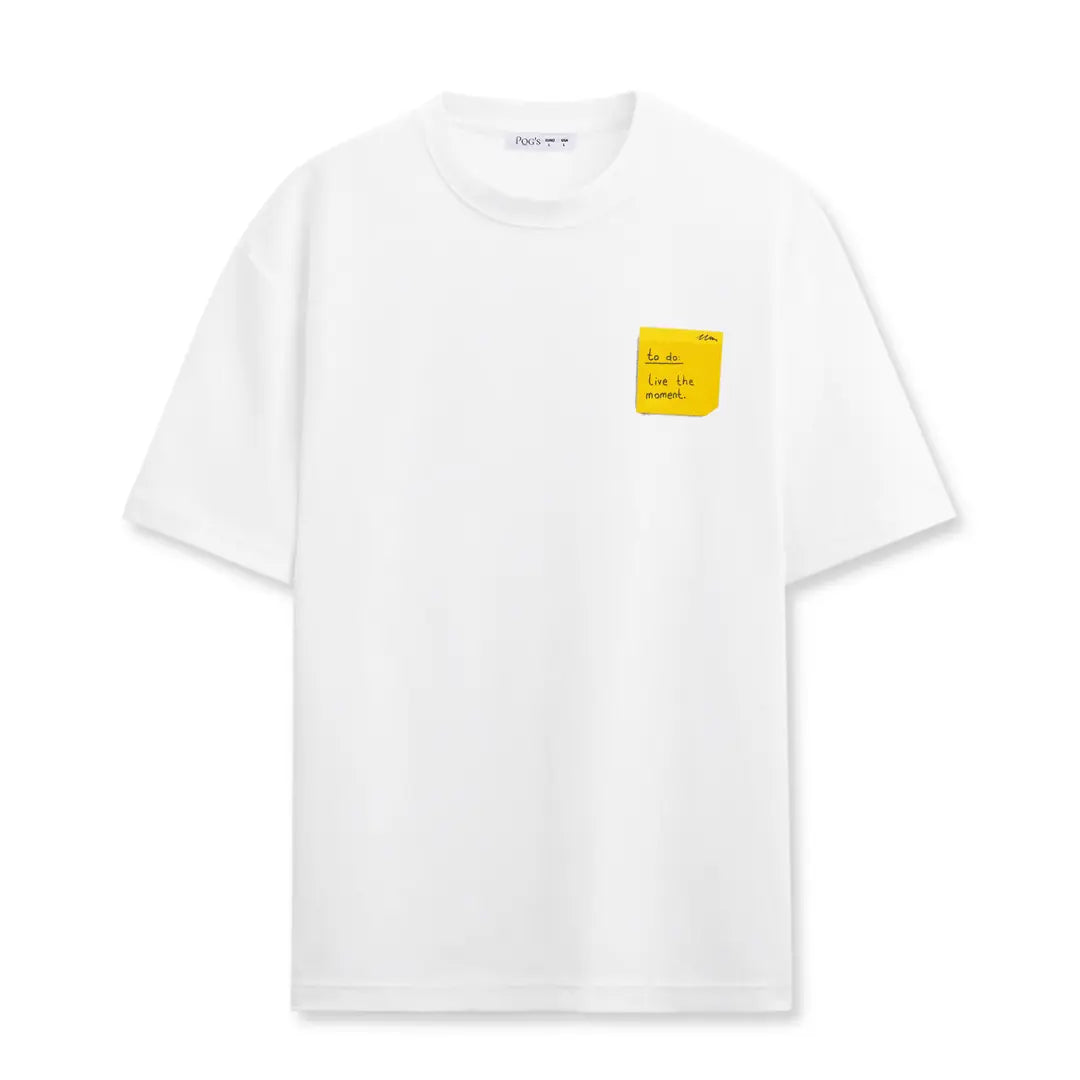 Post-İt Regular Beyaz T-Shirt