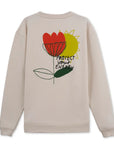 Protect Overize Ekru Sweatshirt