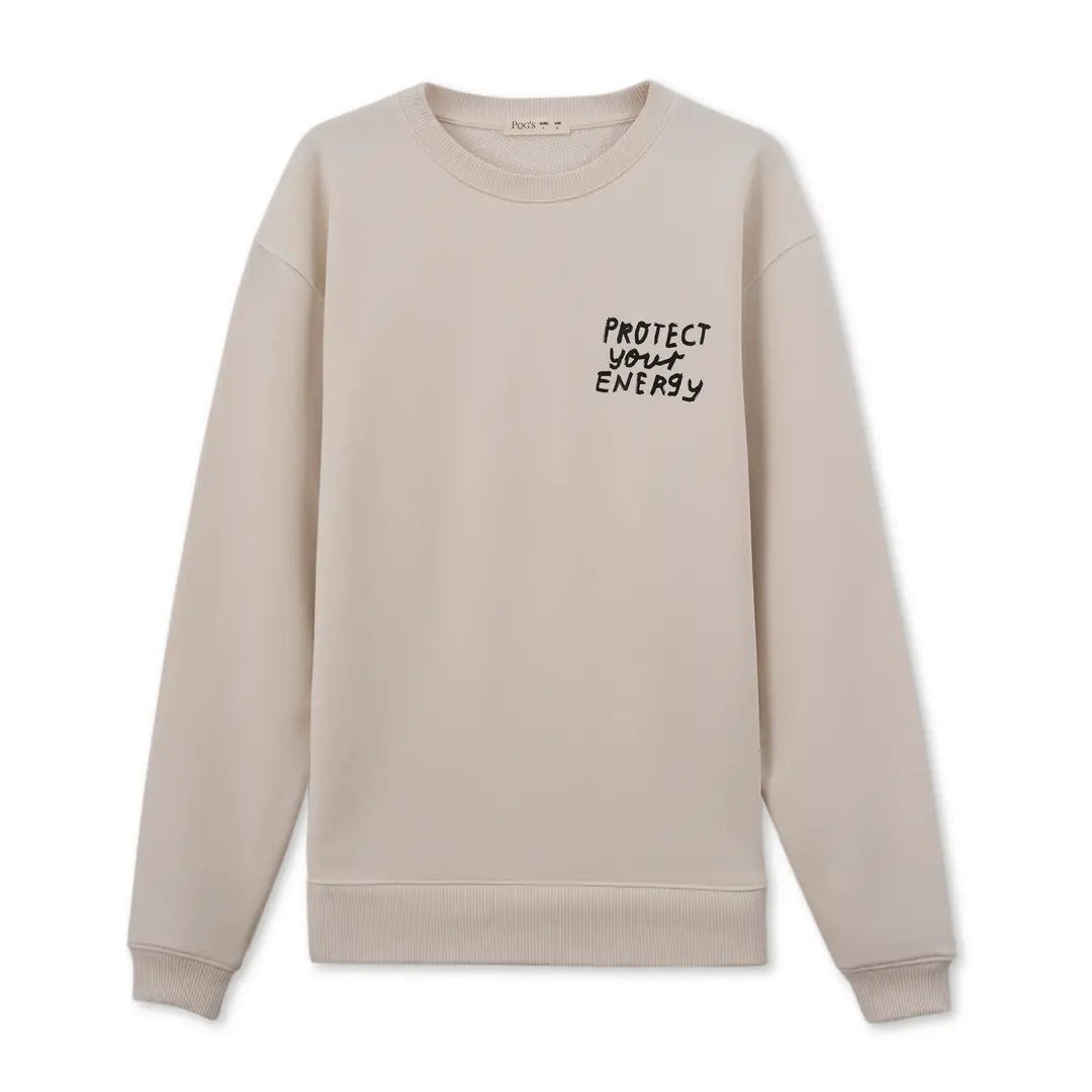 Protect Overize Ekru Sweatshirt