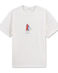 Lekeler Serisi Hugging Regular Ekru T-Shirt