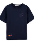 Snail Regular Lacivert T-Shirt