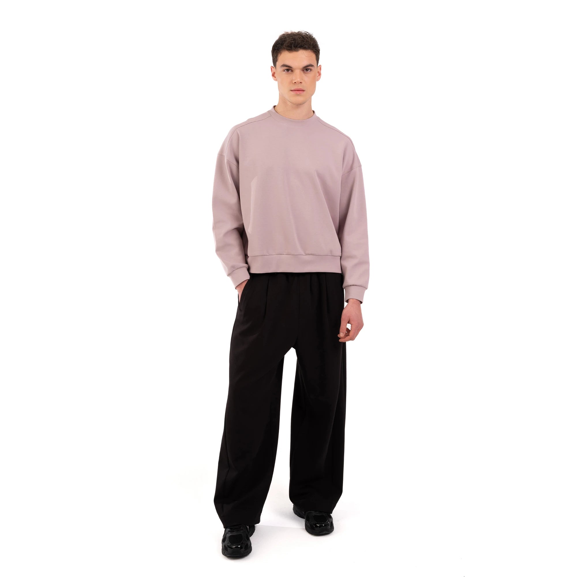 Studio Basic Crop Sweatshirt