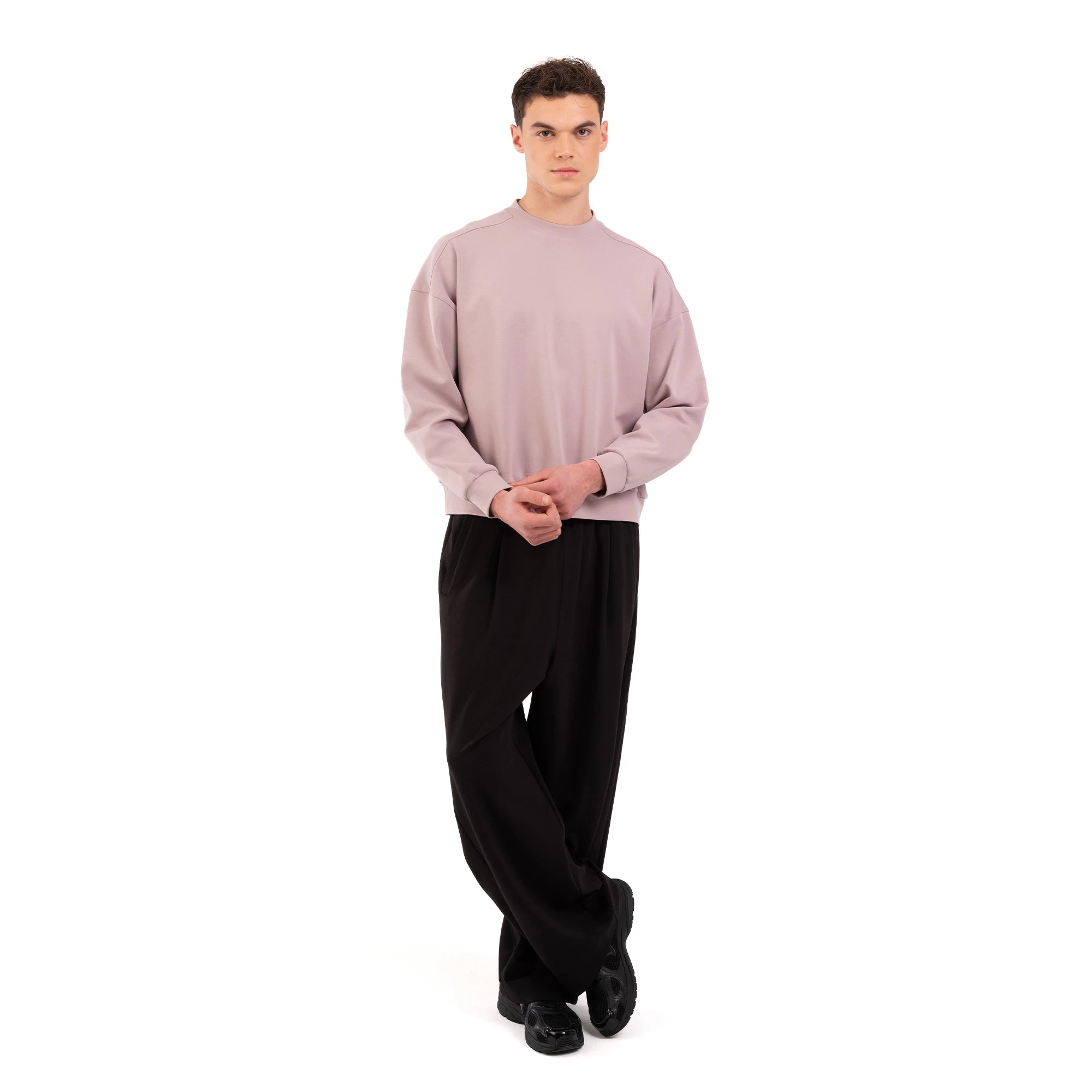 Studio Basic Crop Sweatshirt