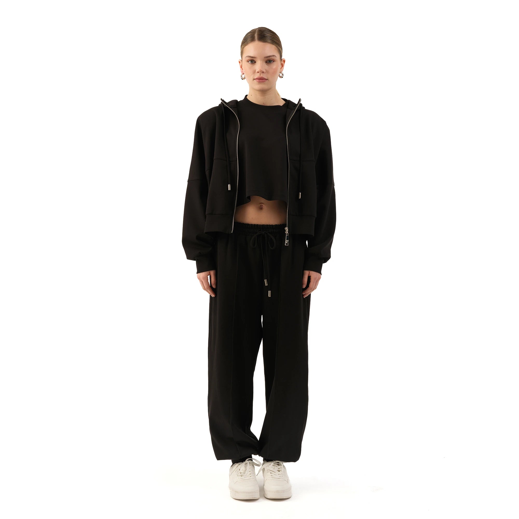 Studio Basic Kapüşonlu Sweatshirt