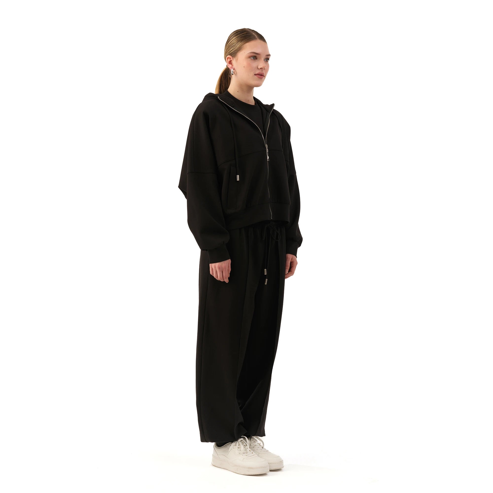 Studio Basic Kapüşonlu Sweatshirt