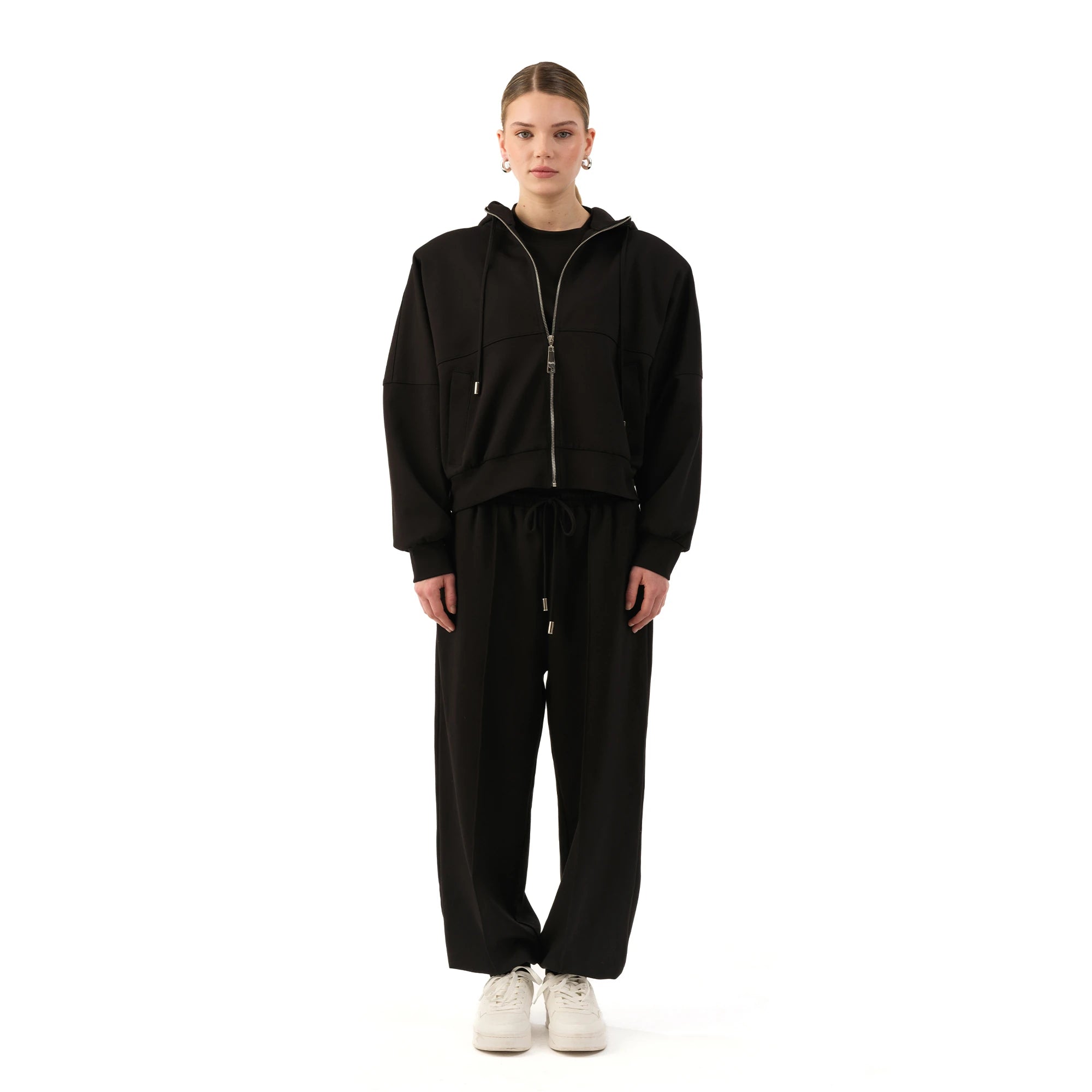 Studio Basic Kapüşonlu Sweatshirt