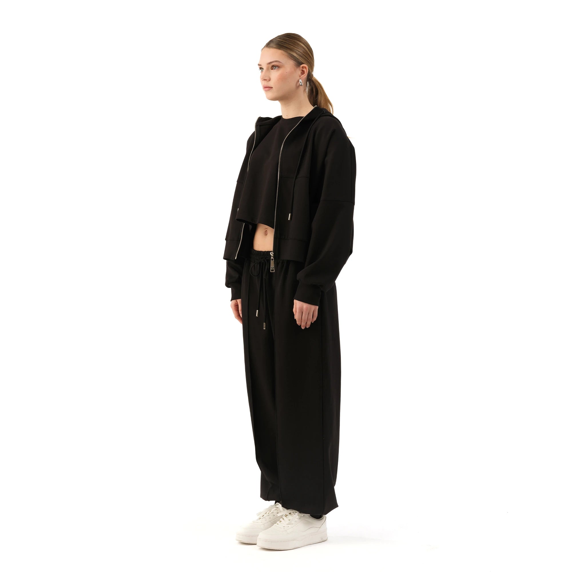 Studio Basic Kapüşonlu Sweatshirt