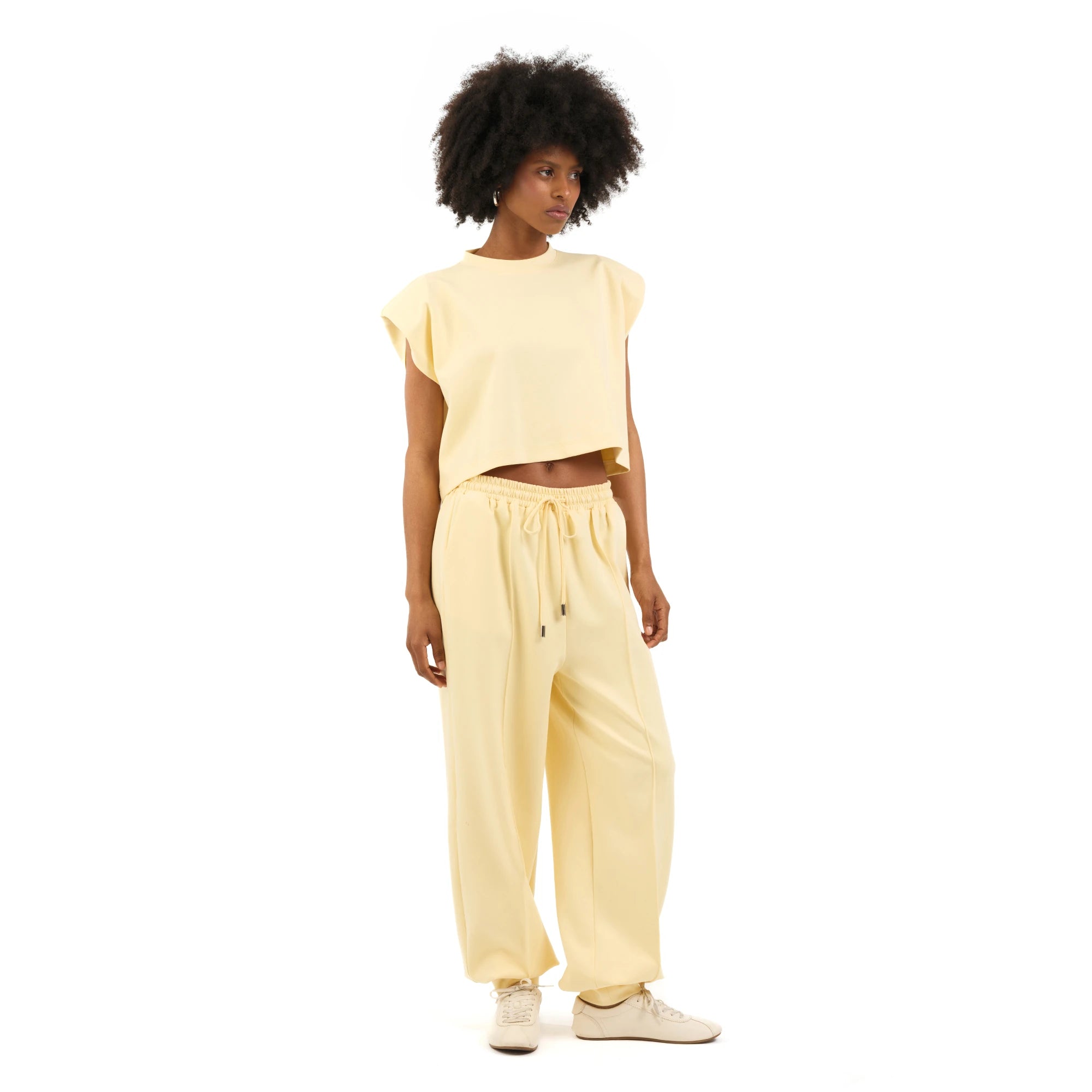 Studio Basic Oversize Crop T-Shirt