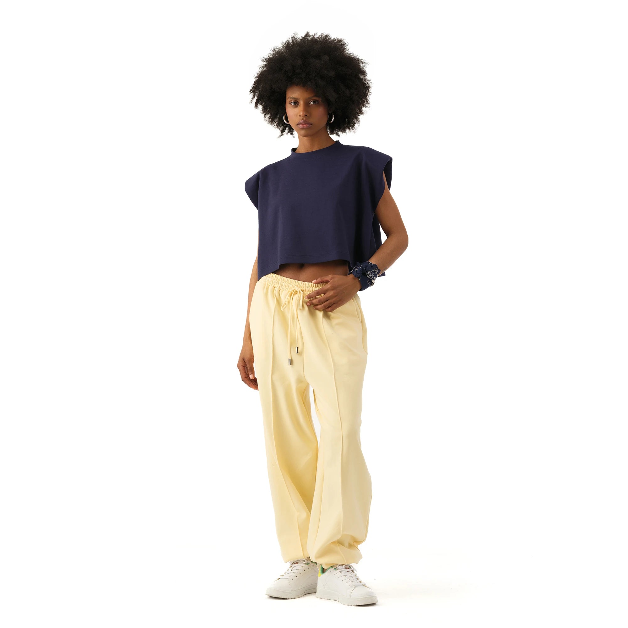 Studio Basic Oversize Crop T-Shirt