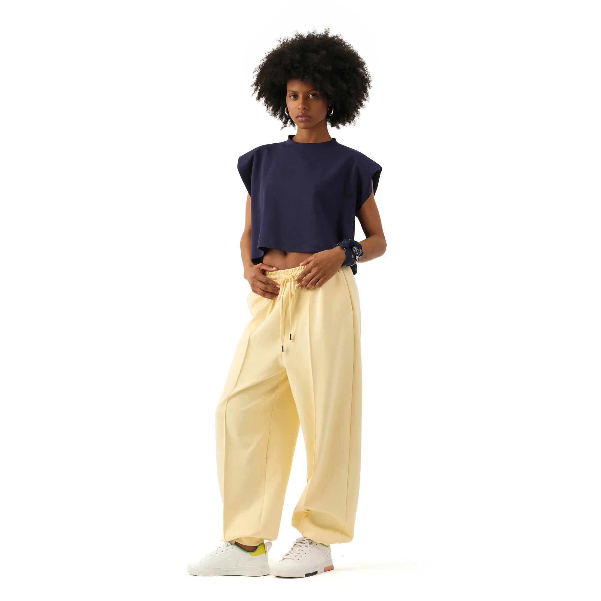 Studio Basic Oversize Crop T-Shirt