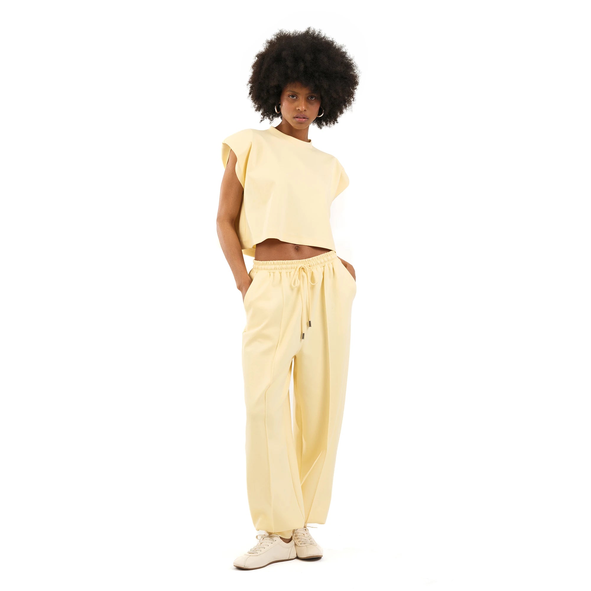 Studio Basic Oversize Crop T-Shirt