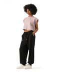 Studio Basic Oversize Crop T-Shirt