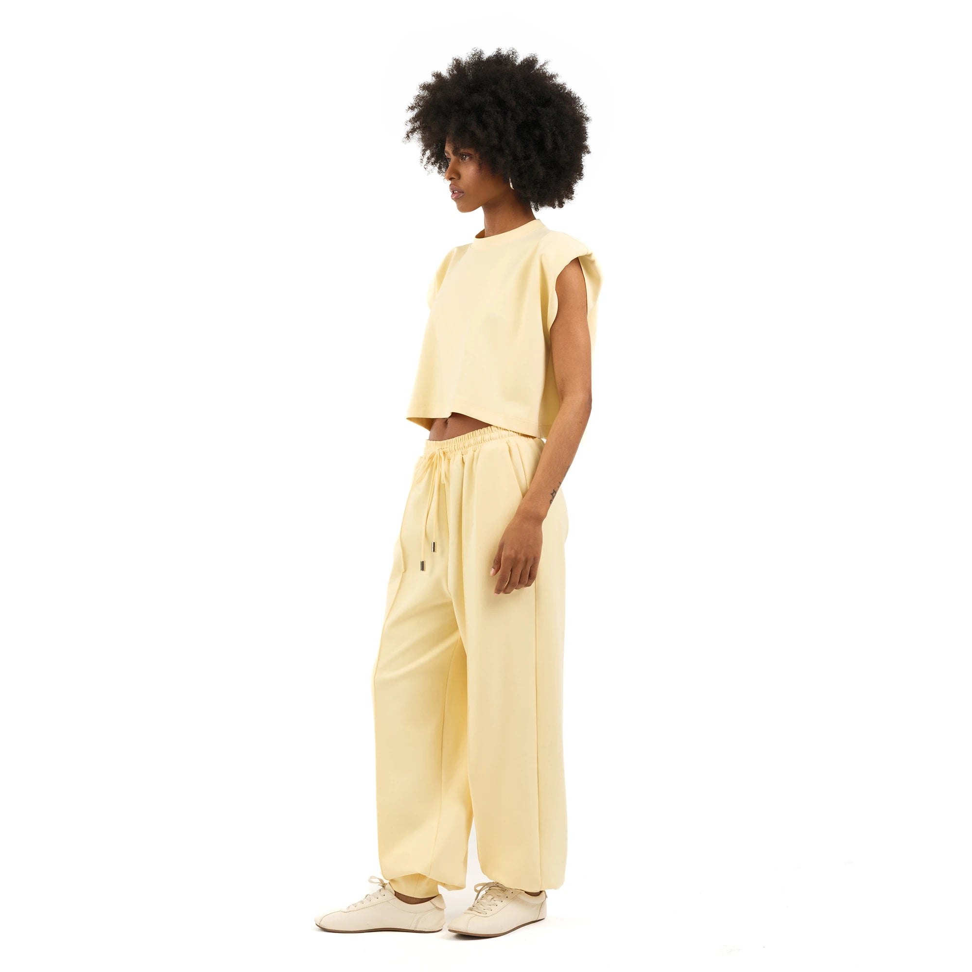 Studio Basic Oversize Crop T-Shirt