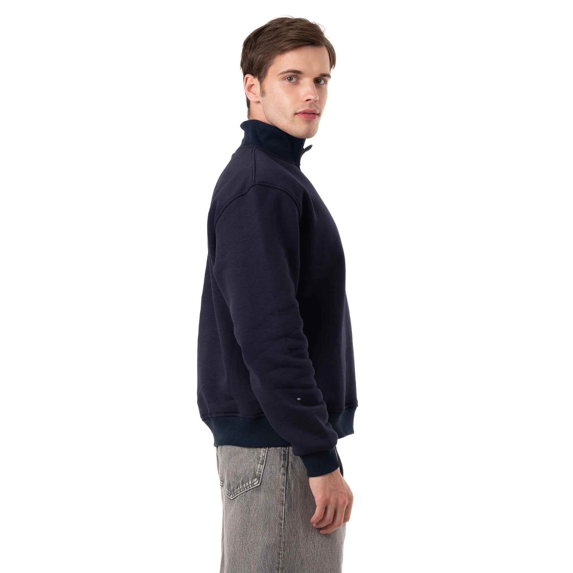 Yarım Fermuarlı Sweatshirt