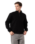 Yarım Fermuarlı Sweatshirt