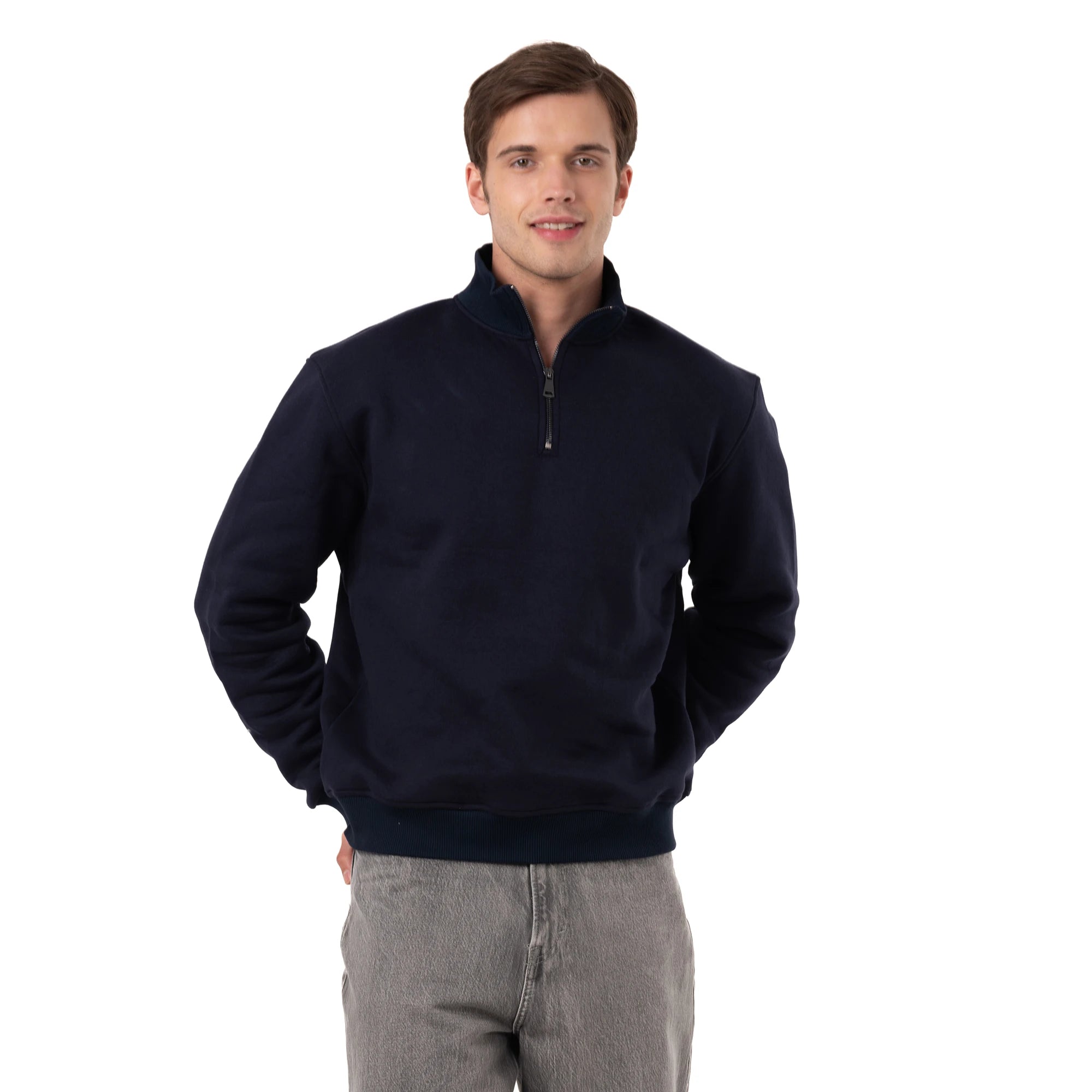 Yarım Fermuarlı Sweatshirt