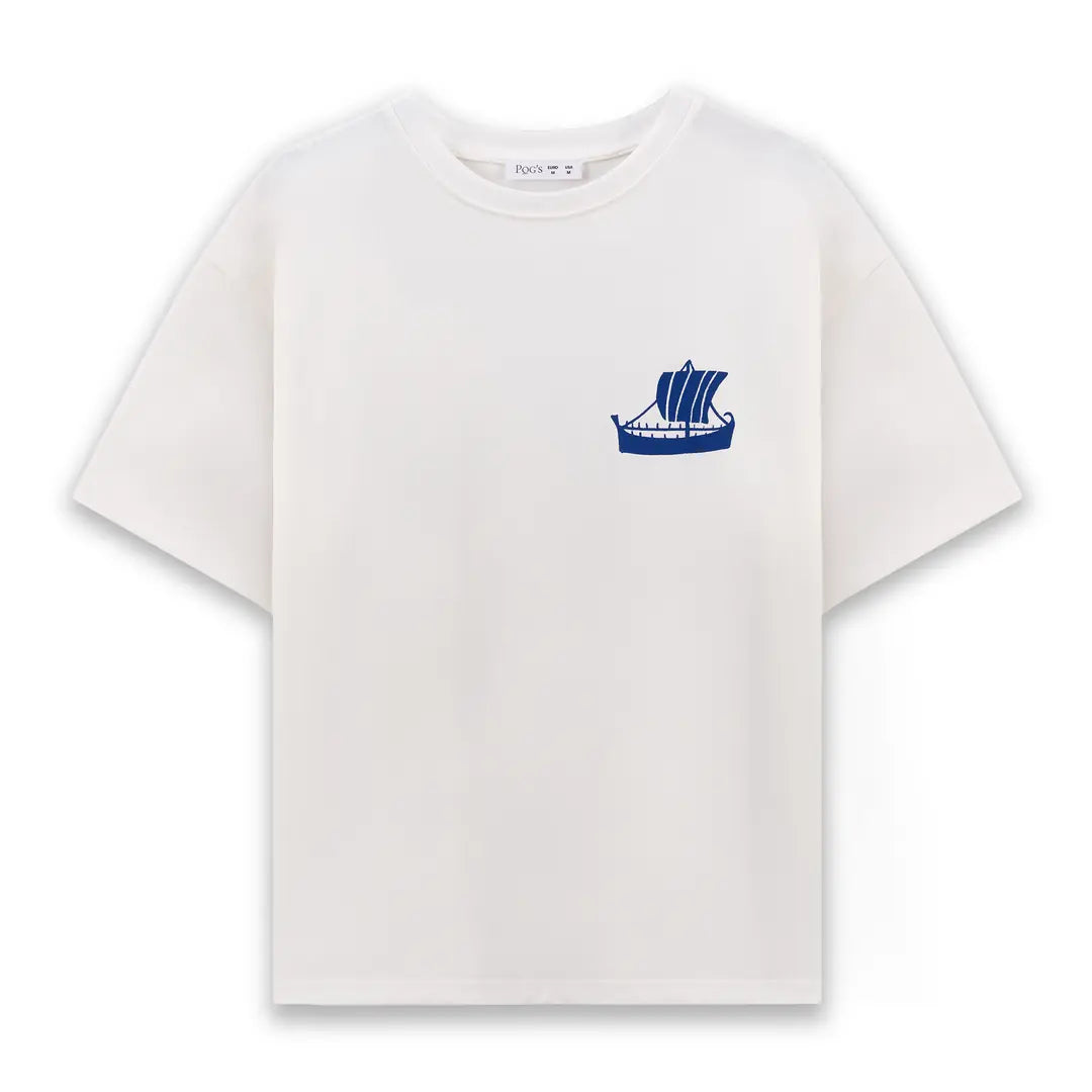 Greek King Size Ekru T-Shirt